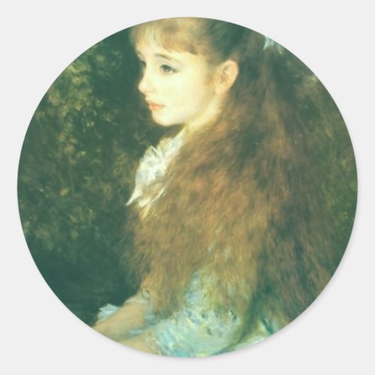 Mlle_Irene_Cahen_Anvers ラウンドシール (正面)