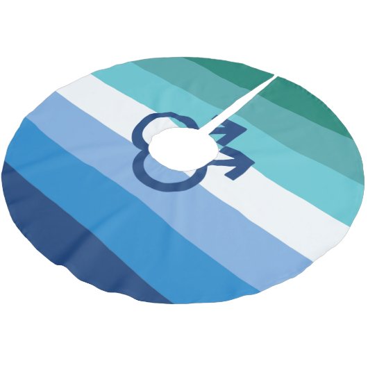 MLMゲイオスプライドフラグ ブラッシュドポリエステルツリースカート (アングル)