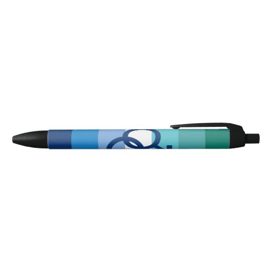 MLMゲイオスプライド旗 黒ボールペン (トップ)