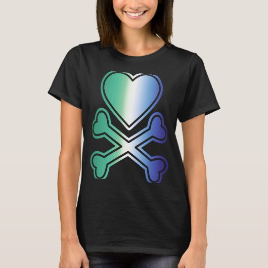 MLMゲイ男性を愛する男性LGBTQバレンタインデーLGBT Tシャツ (正面)