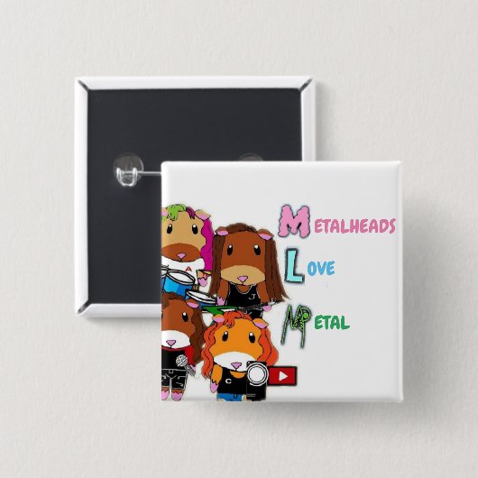 MLM:ギニアPIgs 缶バッジ (正面&裏面)