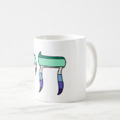 MLM プライド フラッグ チャイ コーヒーマグカップ (正面右)