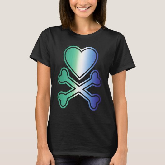 MLM Gay Men Loving Men LGBTQ Valentine's Day LGBT Tシャツ (正面)