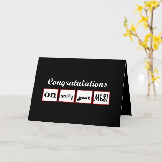 MLSの程度-名前をカスタムするのお祝い- カード (黄色い花)