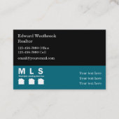 MLSエージェントエージェ実在ントエステートテーマ 名刺 (正面)