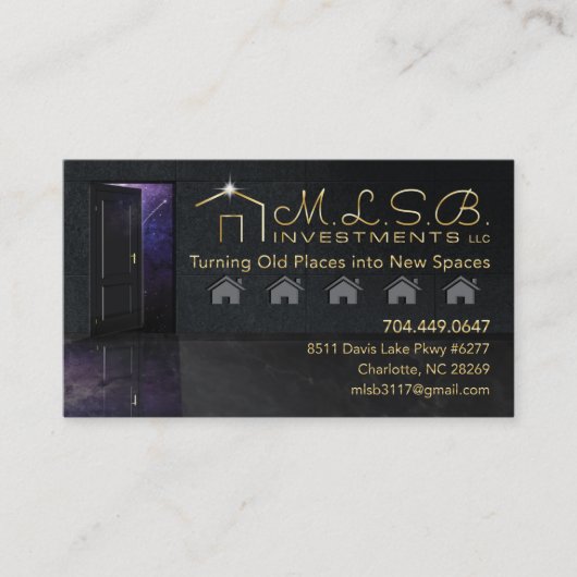 MLSB投資のビジネス・カード 名刺 (正面)