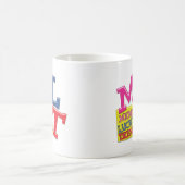 MLTのお洒落なおもしろいの略称は実験室に文字を入れます コーヒーマグカップ (中央)