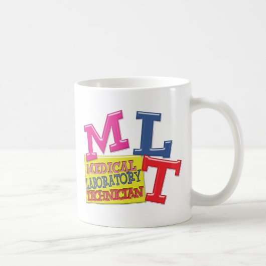 MLTのお洒落なおもしろいの略称は実験室に文字を入れます コーヒーマグカップ (右)