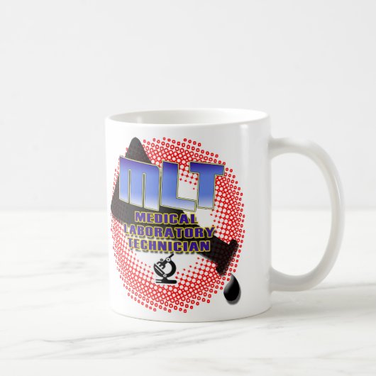 MLTのしぶきの爆発Medの実験室の技術のマグ コーヒーマグカップ (右)