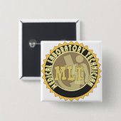 MLTのバッジの衛生検査隊の技術者 缶バッジ (正面&裏面)