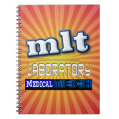 MLTのロゴ-実験室医学TECH ノートブック (正面)