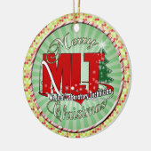 MLTクリスマス医学研究所 セラミックオーナメント (左)