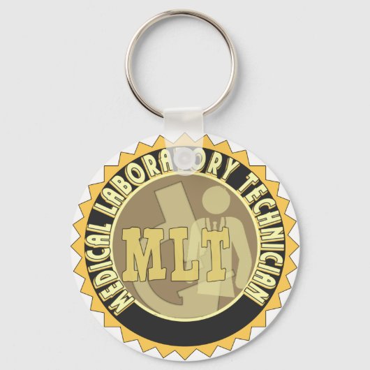 MLTバッジメディカルラボテクニシャン キーホルダー (正面)
