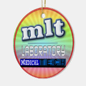MLTロゴ – LABORATORY MEDICAL TECH セラミックオーナメント (左)