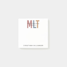 MLT医パーソナライズされた療検査技師 ポストイット