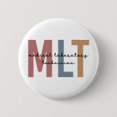 MLT診療所技術者医学研究所 缶バッジ (正面)