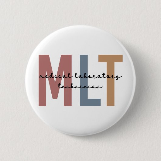 MLT診療所技術者医学研究所 缶バッジ (正面)