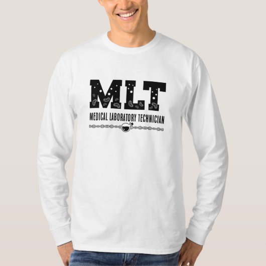 MLT診療所技術者科学研究所テック Tシャツ (正面)