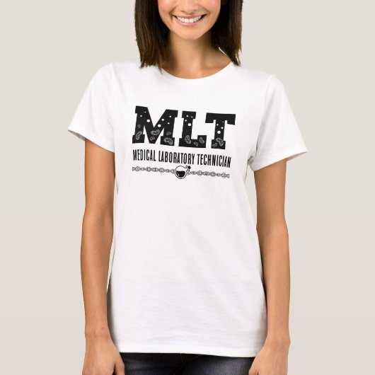 MLT診療所技術者科学研究所テック Tシャツ (正面)