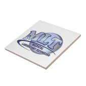 MLT FunBlueロゴ – 医学部検査技師 タイル (側面)