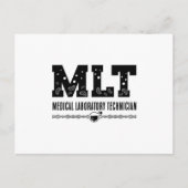 MLT Medical Laboratory Technician Science Lab Tech ポストカード (正面)