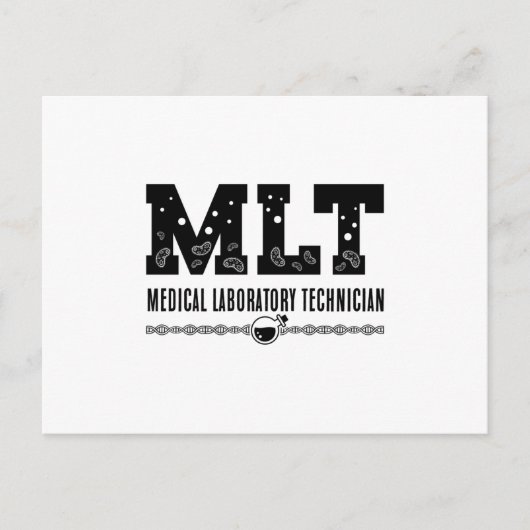 MLT Medical Laboratory Technician Science Lab Tech ポストカード (正面)