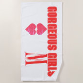 MMウィメンズタオルビーチ ビーチタオル (正面)