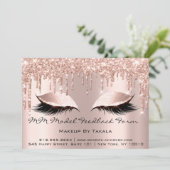 MMモデルフィードバック型枠メイクアップバラエステティシャン 招待状 (スタンド正面)