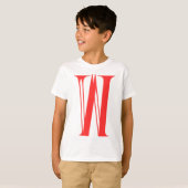 MM 'W' キッズTシャツ Tシャツ (正面フル)