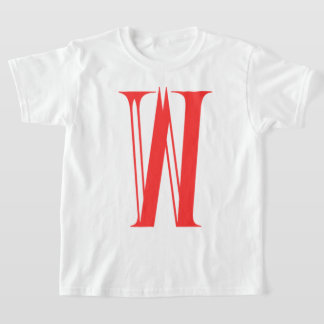 MM 'W' キッズTシャツ Tシャツ