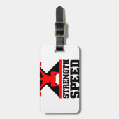mmaのアスリート ラゲッジタグ (正面縦)