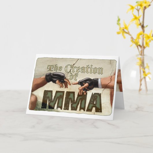 MMAの作成 カード (黄色い花)