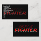 MMAの戦闘機のデザイン1の名刺 名刺 (正面/裏面)