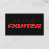 MMAの戦闘機のデザイン1の名刺 名刺 (裏面)