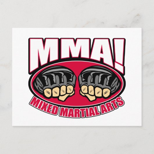 MMAの拳 ポストカード (正面)