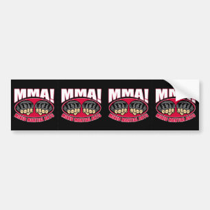 MMAの握りこぶし バンパーステッカー