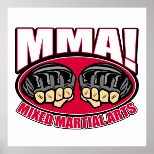 MMAの握りこぶし ポスター