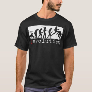 MMAの改革-進化の図表の暗闇のTシャツ Tシャツ