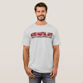 MMAの灰灰色のTシャツ Tシャツ (正面フル)