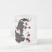 MMAの芸術K.O. フロストグラスマグカップ (正面左)