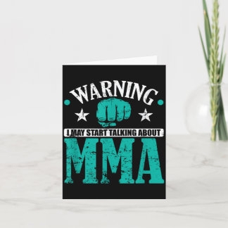 MMAの話をし出すかもしれません 注意 カード