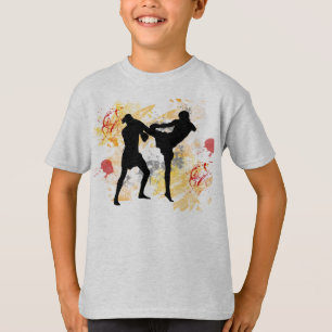 MMAの頭部の蹴り Tシャツ