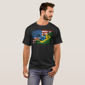 MMAは融合の"付けられた" Tシャツに印を付けます Tシャツ (正面フル)