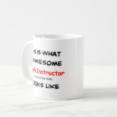 Mmaインストラクター素晴らし、 コーヒーマグカップ (正面左)