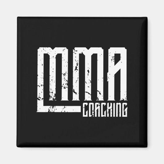 MMAコーチ コーチ トレーナー 教師 マグネット (正面)