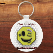 Mmaスマイル別のラウンド？ キーホルダー (正面)