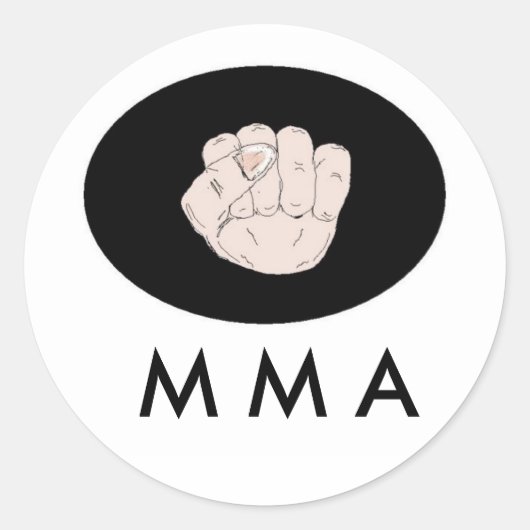 MMAデザイン ラウンドシール (正面)