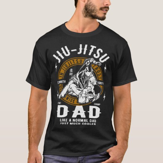 MMAパパのための柔術ファイター Tシャツ (正面)