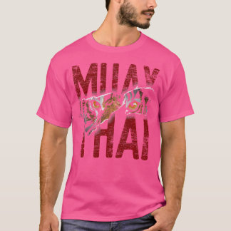 Mmaファイターウォリアー武術アートタイガーヤントラムアイ Tシャツ
