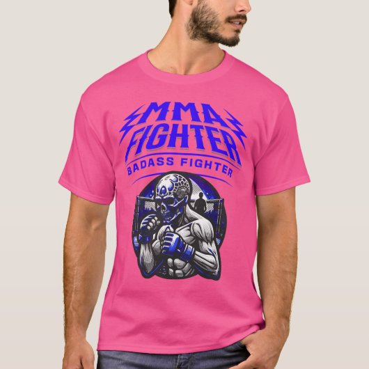 Mmaファイターバダスファイター Tシャツ (正面)